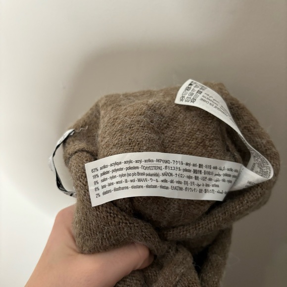 Zara knit jumpsuit tank top M taupe - Picture 7 of 7